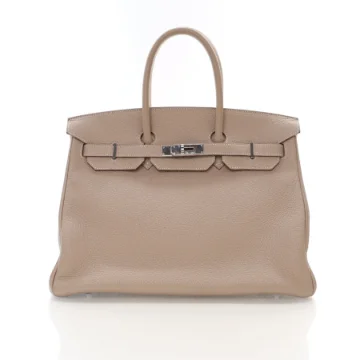 Hermes Gris Tourterelle Clemence Birkin 35