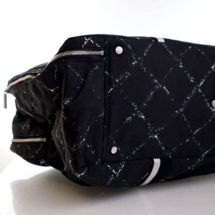 Chanel Black Nylon Travel Ligne Duffle Bag - Luxe Du Jour