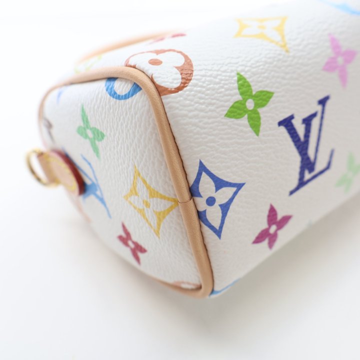 Louis Vuitton x Takashi Murakami Multicolor Monogram Nano Speedy