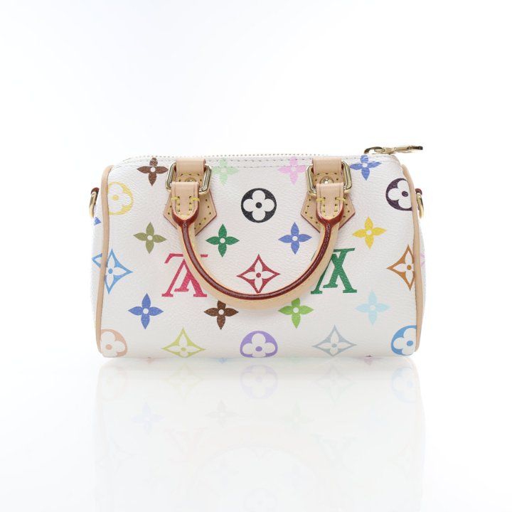 Louis Vuitton x Takashi Murakami Multicolor Monogram Nano Speedy