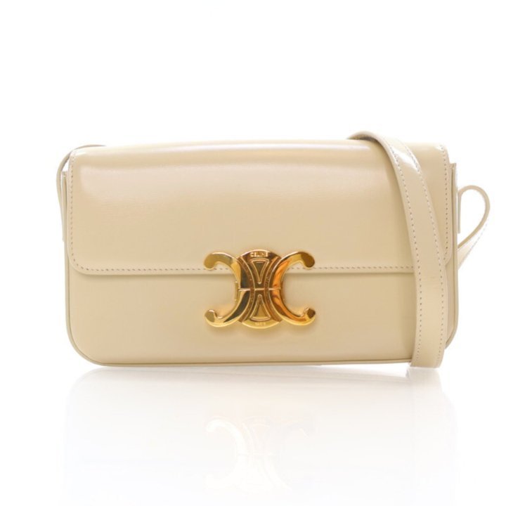 【VIP価格】CELINE CLAUDE LEATHER SHOULDER BAG Celine Claude Shoulder Bag - Couture USA