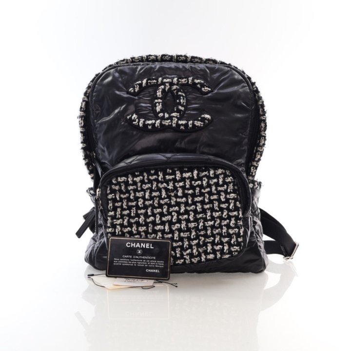 Chanel Nylon Tweed Backpack - Luxe Du Jour
