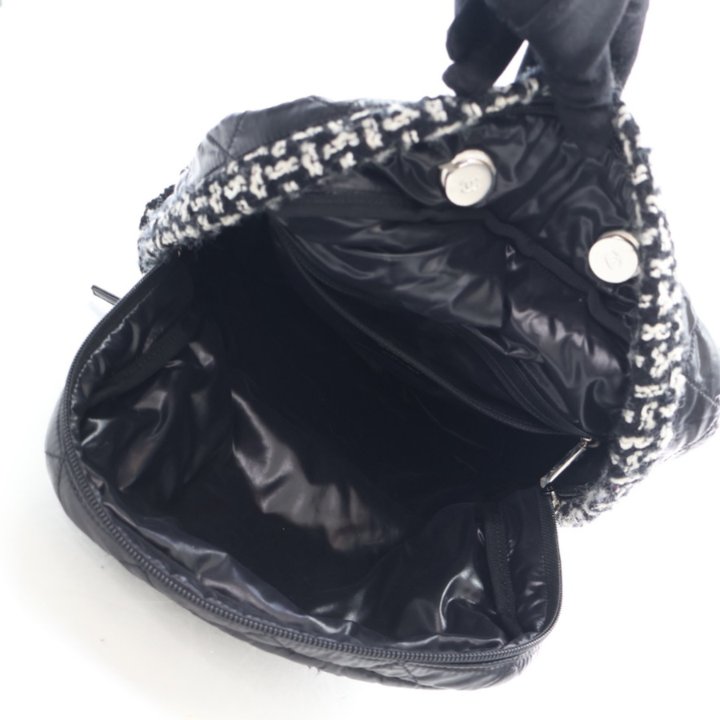 Chanel Nylon Tweed Backpack - Luxe Du Jour