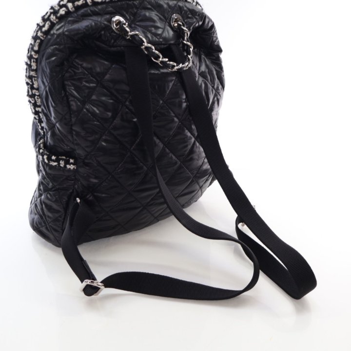 Chanel Nylon Tweed Backpack - Luxe Du Jour display picture 3