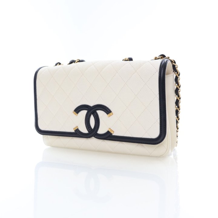 Chanel Medium Caviar CC Filigree Flap Bag Luxe Du Jour - Main Image
