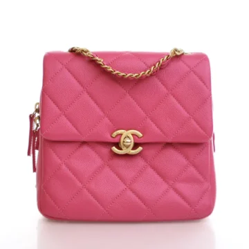 Chanel Pink Caviar Melody Backpack
