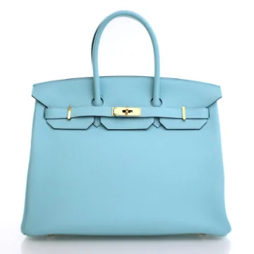 Hermes Blue Atoll Togo Birkin 35