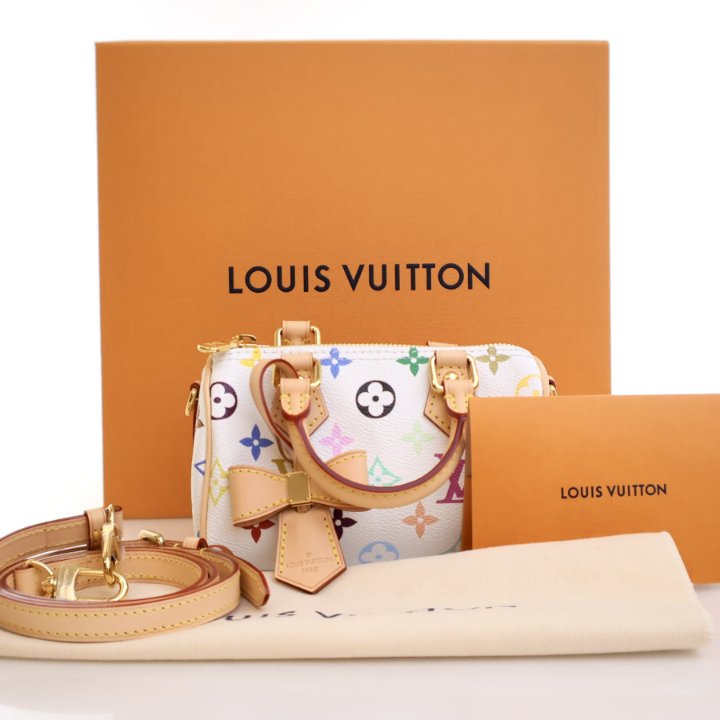 Louis Vuitton x Takashi Murakami Multicolor Monogram Nano