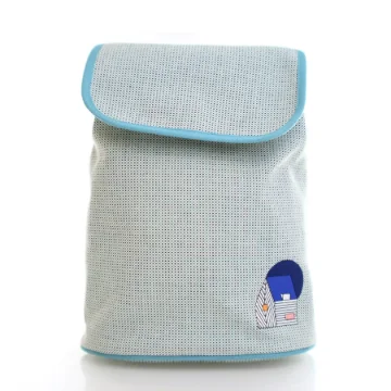 Hermes Marine H Canvas Les Cabanes Backpack