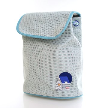 Hermes Marine H Canvas Les Cabanes Backpack - Luxe Du Jour display picture 1