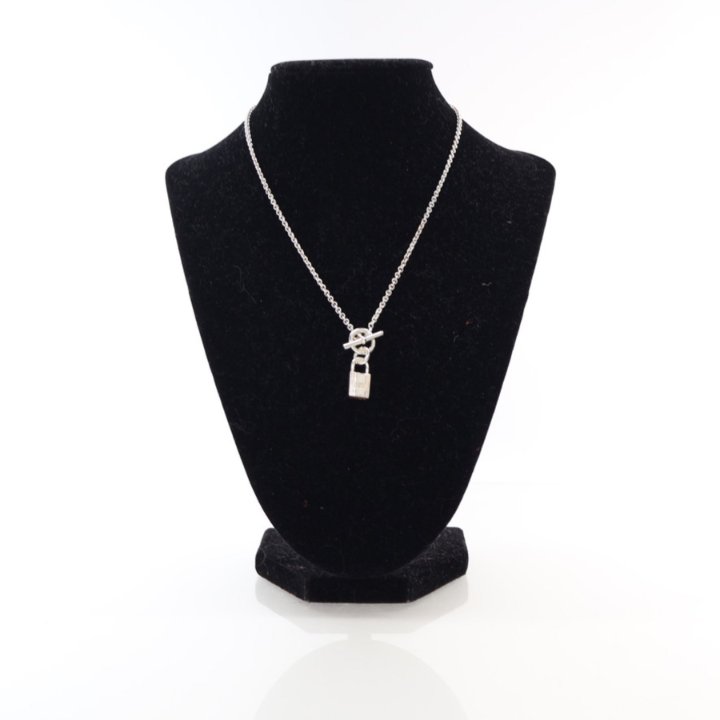Hermes Cadenas Kelly Lock Pendant Necklace - Luxe Du Jour