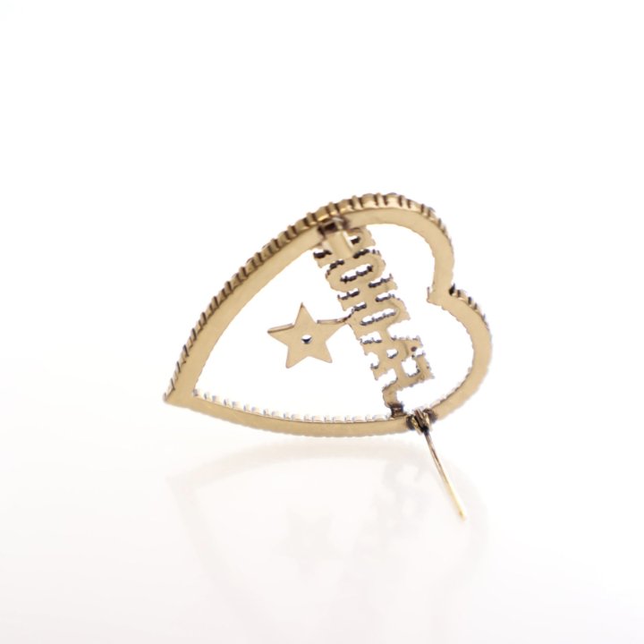 Dior Crystal J'adior Heart Brooch - Luxe Du Jour