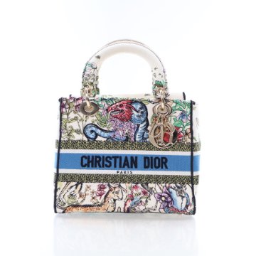 ≪ラグジュアリーな逸品≫【Dior】Lady D-LITE ミディアム Dior Medium Embroidered Canvas Lady D-Lite Bag - Luxe Du Jour