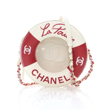 Chanel Multicolor Lambskin Coco Lifesaver Round Bag
