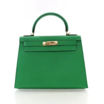 Hermes Bamboo Epsom Kelly 28