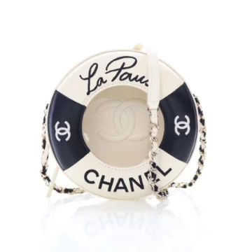 Chanel Multicolor Lambskin Coco Lifesaver Round Bag