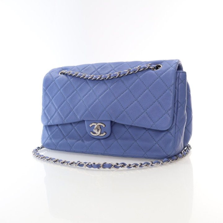 Chanel Jumbo Caviar Dual Compartment Accordion Flap Bag - Luxe Du Jour