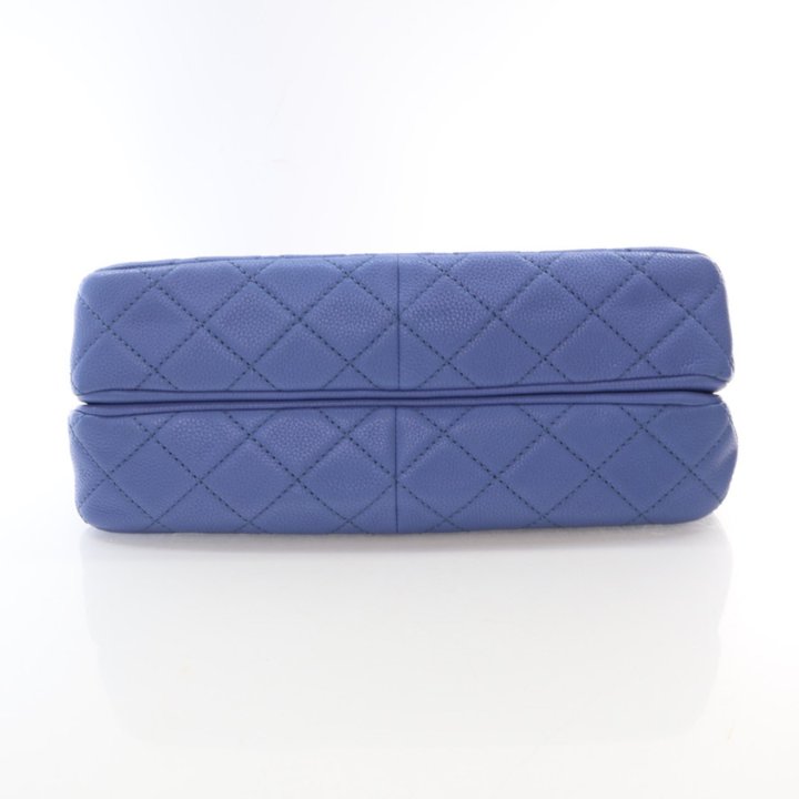 Chanel Jumbo Caviar Dual Compartment Accordion Flap Bag - Luxe Du Jour