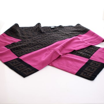 Fendi Zucca Knit Scarf - Luxe Du Jour