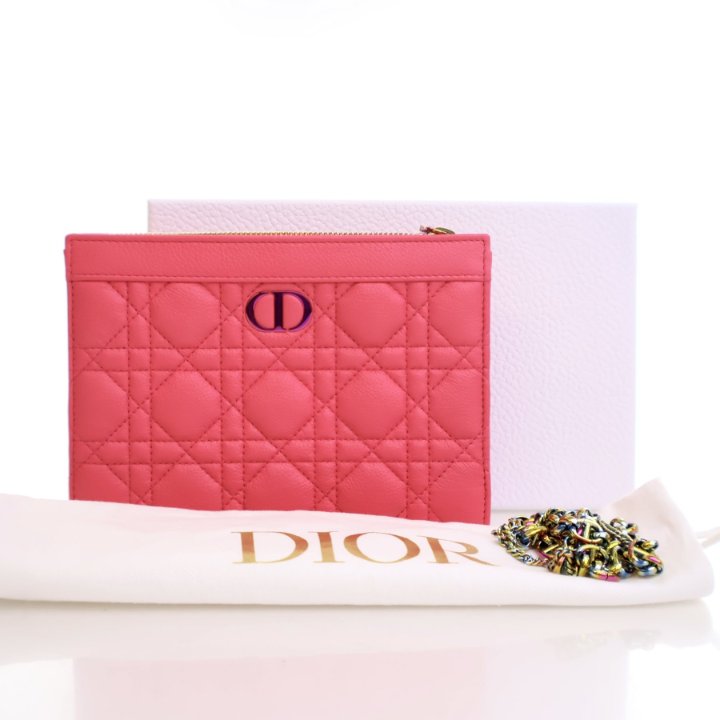 Dior Calfskin Caro Every Dior Pouch - Luxe Du Jour