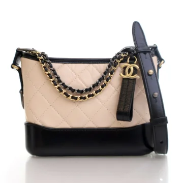 Chanel Small Beige Aged Calfskin Gabrielle Bag