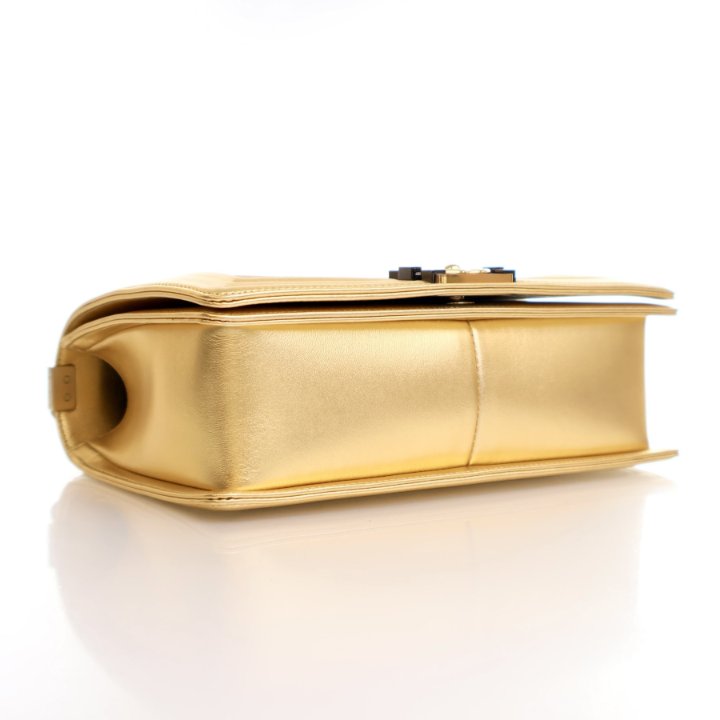 Chanel Medium Lambskin Embossed Cube Boy Bag - Luxe Du Jour