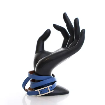 Hermes Bleu De Galice Swift Behapi Bracelet