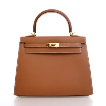 Hermes Gold Epsom Sellier Kelly 25
