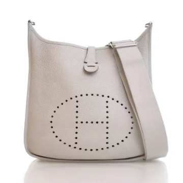 Hermes Gris Perle Clemence Evelyne III PM