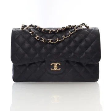Chanel Black Caviar Classic Double Flap