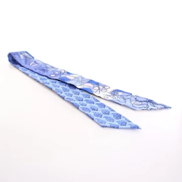 Hermes Coup De Fouet Au Bloc Silk Twilly