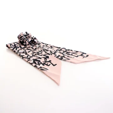 Chanel Silk Scrunchie and Twilly Hair Tie Set