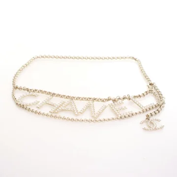 Chanel Crystal Logo Chain Waist Belt