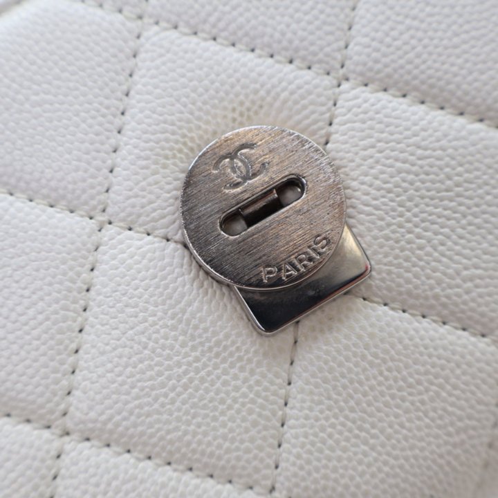 Chanel Small White Caviar My Everything Flap Bag - Luxe Du Jour