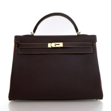 Hermes Chocolate Togo Kelly 40