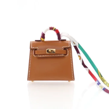 Hermes Gold Calfskin Micro Kelly