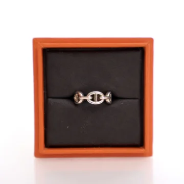 Hermes Chaine D'ancre Ring Small Model Sz 50