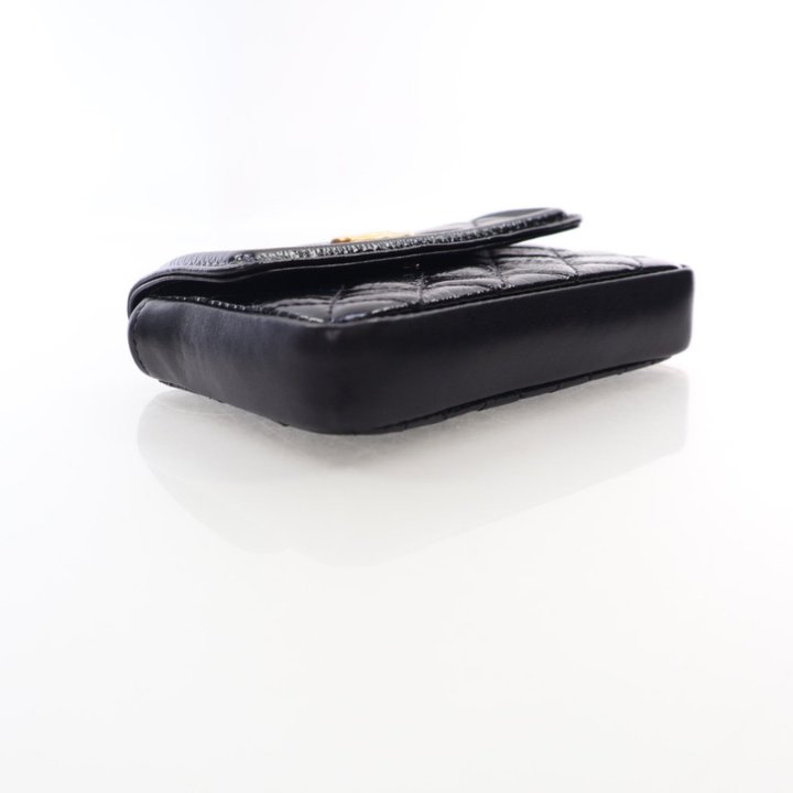 Chanel Mini Shiny Calfskin Waist Belt Bag - Luxe Du Jour display picture 3