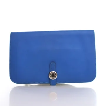 Hermes Blue Zanzibar Swift Dogom Wallet