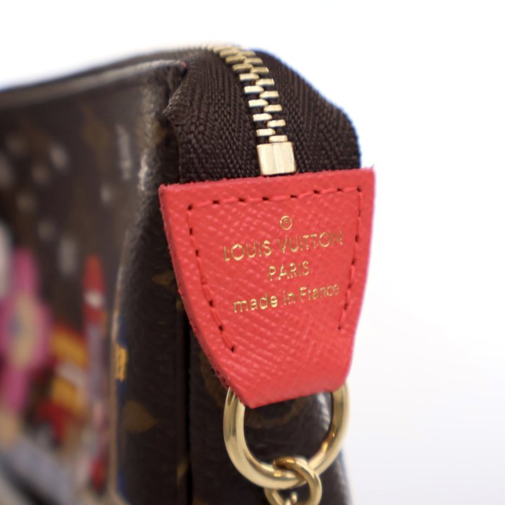 Louis Vuitton Monogram Christmas Animation Mini Pochette - Luxe Du