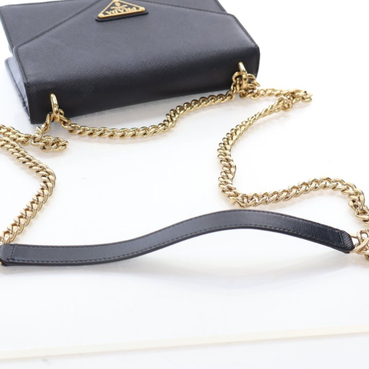 バッグ PRADA BUFFALO SKIPER CHAIN SHOULDER BAG Prada - Black Tessuto Chain Strap Shoulder Bag | Mitchell Stores