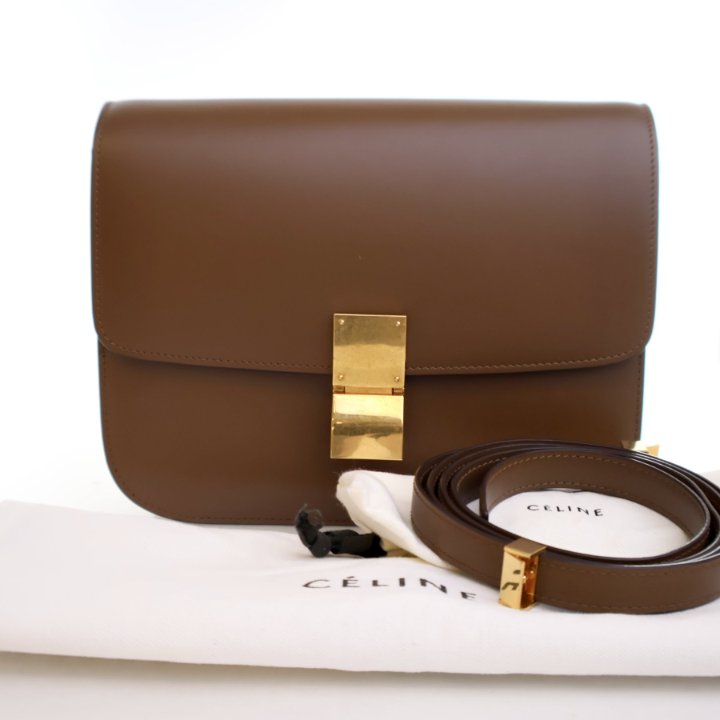Celine Medium Calfskin Classic Box Bag - Luxe Du Jour
