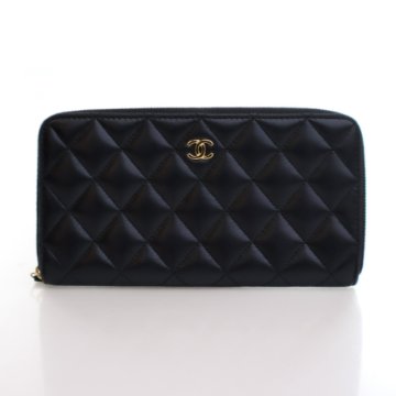 【Chanel】シャネル★long wallet★長財布 ボーイ ★ブラック CHANEL シャネル 長財布 フラップウォレット ボーイシャネル