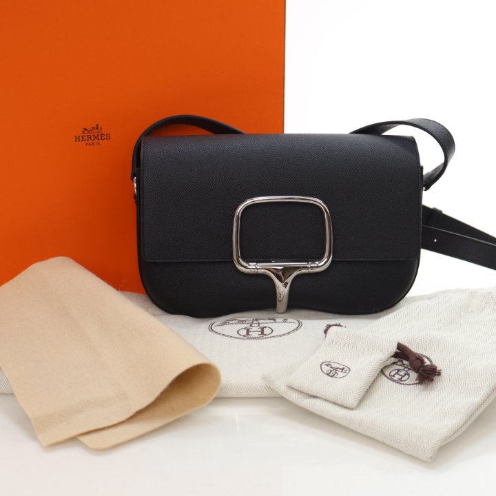 Hermes Noir Epsom Della Cavalleria Elan - Luxe Du Jour