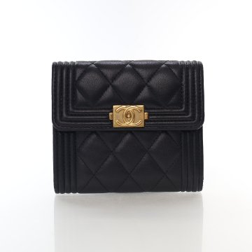 【人気/関税/送料込み】 Chanel Classic Zipped Card Holder Gra Authentic CHANEL Classic CC zip coin purse card holder
