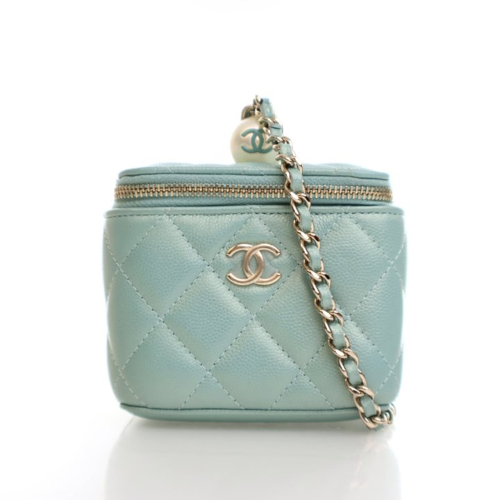 Chanel Mini Caviar Pearl On Top Vanity Case - Luxe Du Jour