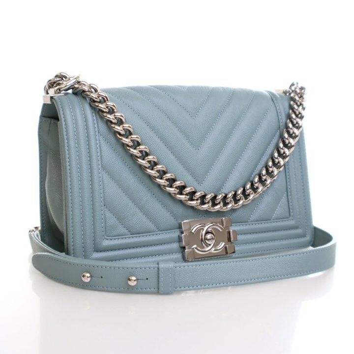 ショルダーバッグ・ポシェット × ヴィンテージ(中古) Chanel Caviar Boy Bag Medium Chanel Boy Bag Old Medium Black Caviar – The Luxury Exchange PDX