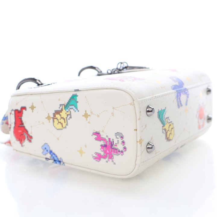 Dior Mini Calfskin Pixel Zodiac Lady Dior - Luxe Du Jour