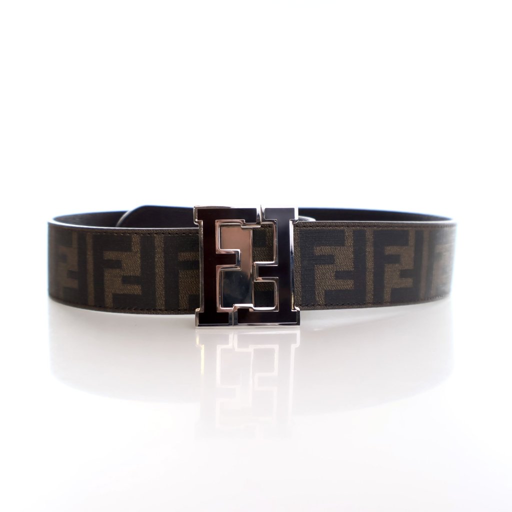 FENDI Zucca Belt フェンディ ズッカ柄 ゴールドバックル ベルト FENDI Zucca Belt フェンディ ズッカ柄 ゴールドバックル ベルト