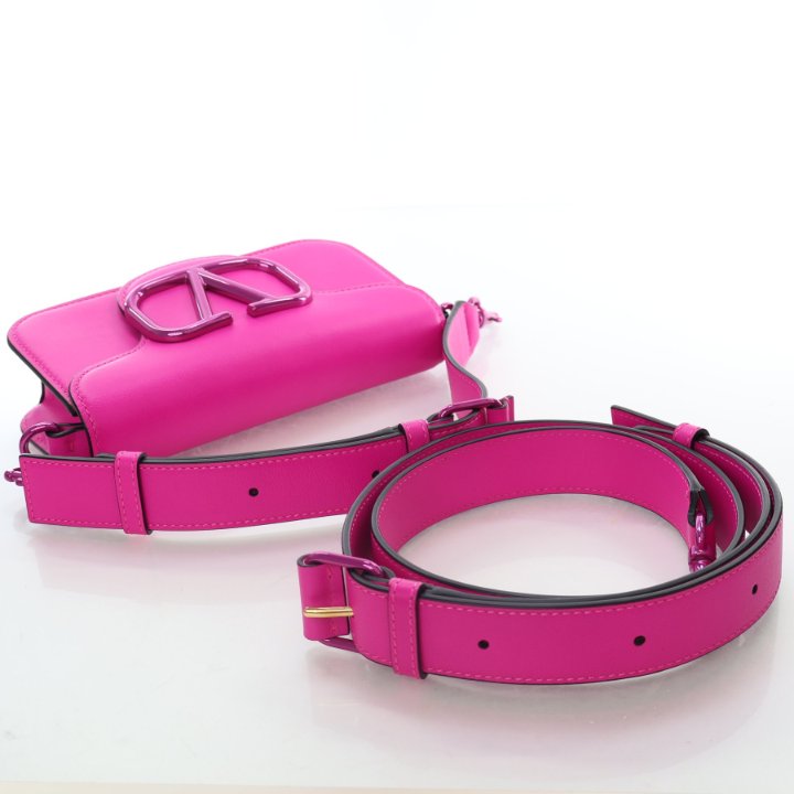 Valentino Small Calfskin Loco Crossbody Bag - Luxe Du Jour